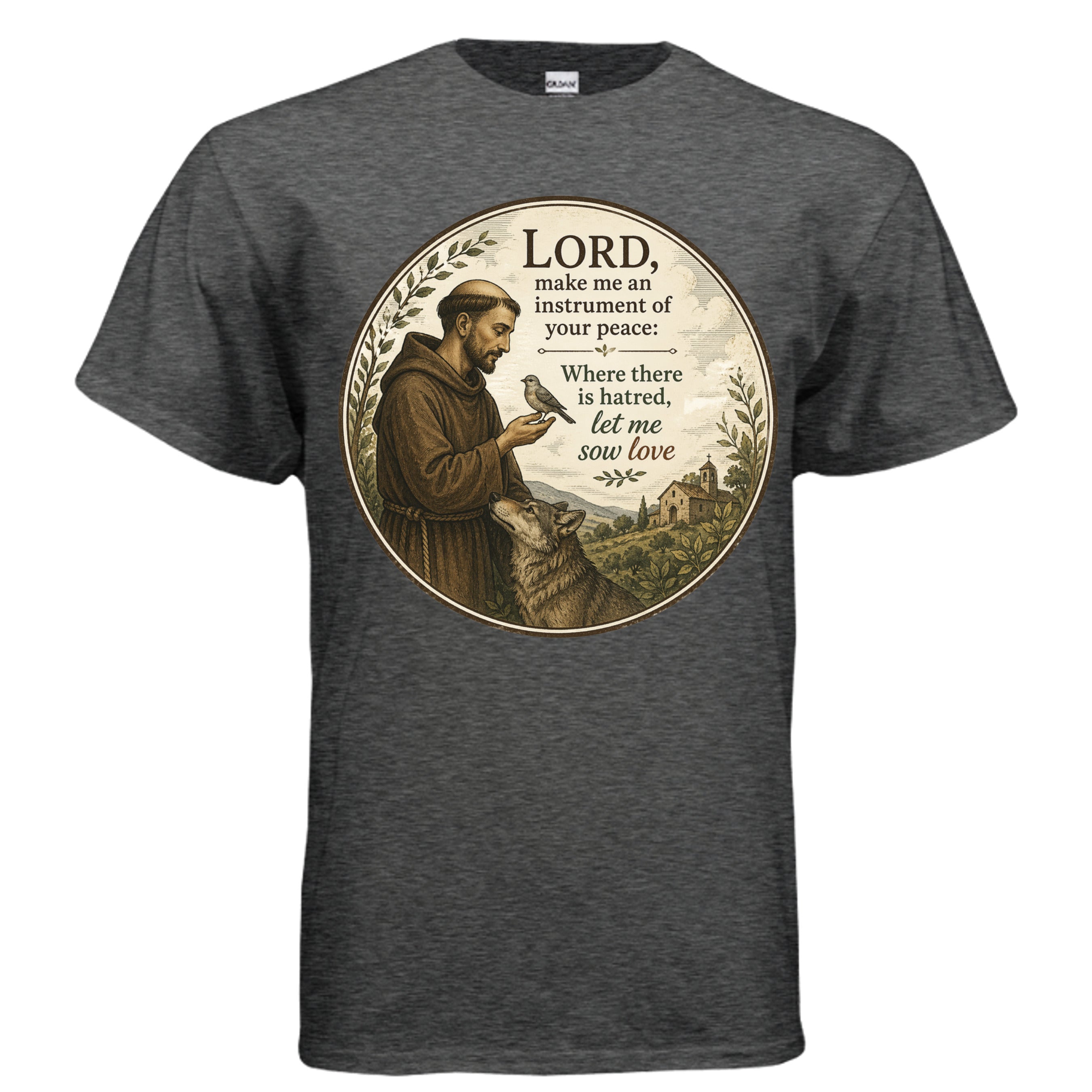 DARK HEATHER - G500 - FRONT